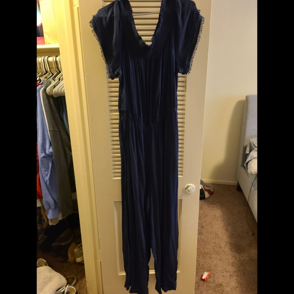 Blue xhilaration jumpsuit target